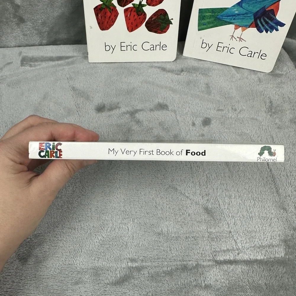 Book Bundle (3) My Very First Book Of Food Numbers Colors By Eric Carle